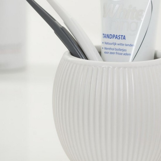 Ποτήρι Οδοντόβουρτσας Accessories Convex Cup White Sealskin 1Τεμ