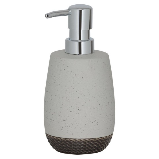 Δοχείο Κρεμοσάπουνου Accessories Braid Soap Dispenser Grey Sealskin 1Τεμ
