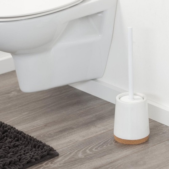 Πιγκάλ Accessories Cork Toilet Brush Holder White Sealskin 1Τεμ