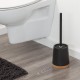 Πιγκάλ Accessories Cork Toilet Brush Holder Black Sealskin 1Τεμ