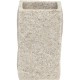 Ποτήρι Οδοντόβουρτσας Polyresin Beige MRShome (65 Μήκος x 105 Ύψος x 65 Πλάτος) 1Τεμ