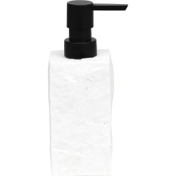 Δοχείο Κρεμοσάπουνου Polyresin White 8898L07 MRShome (75 Μήκος x 165 Ύψος x 75 Πλάτος) 1Τεμ