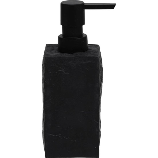 Δοχείο Κρεμοσάπουνου Polyresin Black 8897L03 MRShome (60 Μήκος x 170 Ύψος x 60 Πλάτος) 1Τεμ