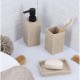 Δοχείο Κρεμοσάπουνου Polyresin Beige MRShome (60 Μήκος x 170 Ύψος x 60 Πλάτος) 1Τεμ