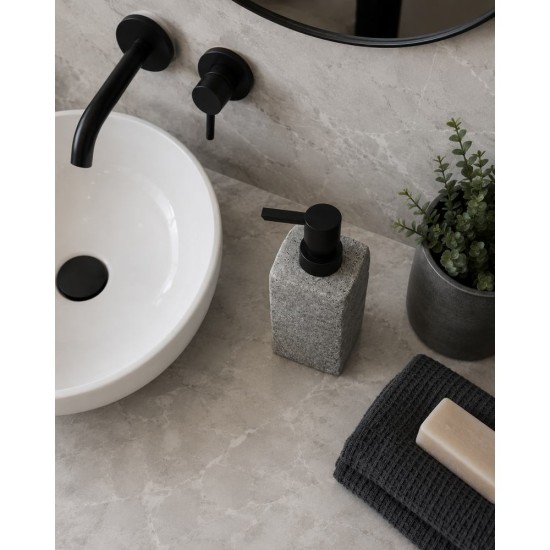 Δοχείο Κρεμοσάπουνου Polyresin Grey MRShome (60 Μήκος x 170 Ύψος x 60 Πλάτος) 1Τεμ