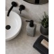 Δοχείο Κρεμοσάπουνου Polyresin Grey MRShome (60 Μήκος x 170 Ύψος x 60 Πλάτος) 1Τεμ