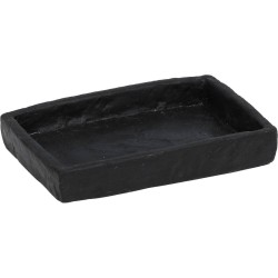 Σαπουνοθήκη Polyresin Black 8889L03 MRShome (85 Μήκος x 20 Ύψος x 120 Πλάτος) 1Τεμ