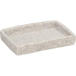 Σαπουνοθήκη Polyresin Beige MRShome (85 Μήκος x 20 Ύψος x 120 Πλάτος) 1Τεμ