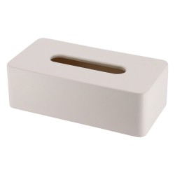 Θήκη για Χαρτομάντιλα Polyresin Beige 4388000 MRShome (260 Μήκος x 80 Ύψος x 135 Πλάτος) 1Τεμ