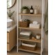 Θήκη για Χαρτομάντιλα Polyresin Beige 4388000 MRShome (260 Μήκος x 80 Ύψος x 135 Πλάτος) 1Τεμ