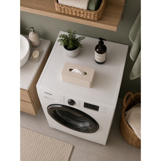 Θήκη για Χαρτομάντιλα Polyresin Beige 4388000 MRShome (260 Μήκος x 80 Ύψος x 135 Πλάτος) 1Τεμ