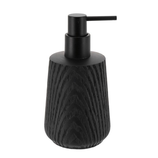 Δοχείο Κρεμοσάπουνου Polyresin Black 4663L04 MRShome (90 Μήκος x 175 Ύψος x 90 Πλάτος) 1Τεμ