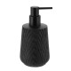 Δοχείο Κρεμοσάπουνου Polyresin Black 4663L04 MRShome (90 Μήκος x 175 Ύψος x 90 Πλάτος) 1Τεμ