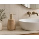 Δοχείο Κρεμοσάπουνου Polyresin Beige 4650L05 MRShome (90 Μήκος x 175 Ύψος x 90 Πλάτος) 1Τεμ