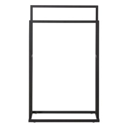 Πετσετοκρεμάστρα Επιδαπέδια Δύο Θέσεων Carre Towel Rack Black Sealskin (48x24x78,1) 1Τεμ Πετσετοκρεμάστρα Επιδαπέδια Δύο Θέσεων Carre Towel Rack Black Sealskin (48x24x78,1) 1Τεμ