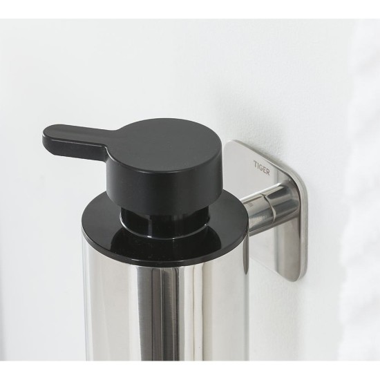 Δοχείο Κρεμοσάπουνου Επιτοίχιο Colar 180ml Polished Stainless Steel Tiger (65Πx 121Ύ x 99Β) 1Τεμ Δοχείο Κρεμοσάπουνου Επιτοίχιο Colar 180ml Polished Stainless Steel Tiger (65Πx 121Ύ x 99Β) 1Τεμ