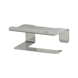 Χαρτοθήκη Colar Polished Stainless Steel Με Ράφι Tiger (160Π x 76Ύ x 103Β) 1Τεμ