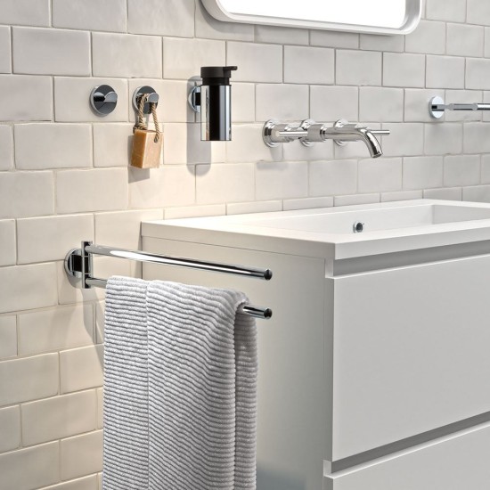 Κρεμάστρα Μπάνιου Με Δύο Βραχίονες Noon Chrome Tiger (49Π x 78Ύ x 453Β) 1Τεμ