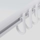 Κρίκοι Κουρτίνας Easy Roll Hooks White Sealskin (23Μx 52Ύ x 10Π) 12Τεμ