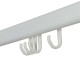 Κρίκοι Κουρτίνας Easy Roll Hooks White Sealskin (23Μx 52Ύ x 10Π) 12Τεμ
