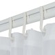 Κρίκοι Κουρτίνας Easy Roll Hooks White Sealskin (23Μx 52Ύ x 10Π) 12Τεμ