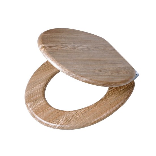 Καπάκι Λεκάνης Scaffold Wood Look MDF Oak Tiger (377Π x 55Ύ x 433Β) 1Τεμ