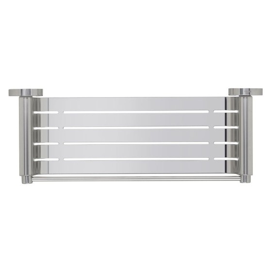 Ράφι Boston Polished Stainless Steel Tiger (365Π x 90Ύ x 137Β) 1Τεμ