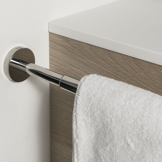 Κρεμάστρα Μπάνιου Τηλεσκοπική Boston Polished Stainless Steel Tiger (50Π x 50Ύ x 350Β) 1Τεμ