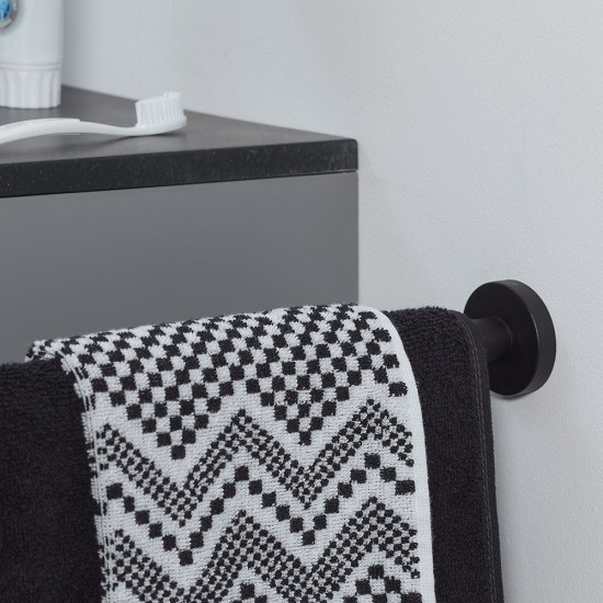 Κρεμάστρα Μπάνιου Boston Τηλεσκοπική Black Tiger (50Π x 50Ύ x 350Β) 1Τεμ