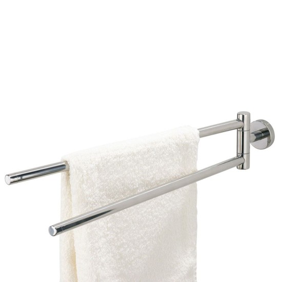 Κρεμάστρα Μπάνιου Με Δύο Βραχίονες Boston Polished Stainless Steel Tiger (50Π x 95Ύ x 510Β) 1Τεμ