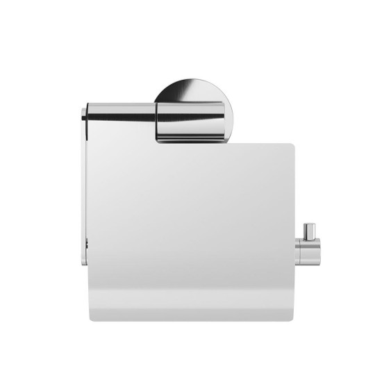 Χαρτοθήκη Boston Με Κάλυμμα Polished Stainless Steel Tiger (137Π x 140Ύ x 63Β) 1Τεμ