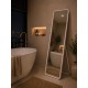 Καθρέπτης Επιδαπέδιος Μεταλλικός White 0039000 MRShome (350 Μήκος x 1190 Ύψος x 65 Πλάτος) 1Τεμ