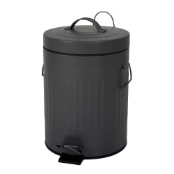 Κάδος Απορριμμάτων D.Grey 5L Μεταλλικός Soft Close MRShome (270 Μήκος x 280 Ύψος x 200 Πλάτος) 1Τεμ