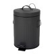 Κάδος Απορριμμάτων D.Grey 5L Μεταλλικός Soft Close MRShome (270 Μήκος x 280 Ύψος x 200 Πλάτος) 1Τεμ