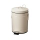 Κάδος Απορριμμάτων Beige 5L Μεταλλικός Soft Close MRShome (270 Μήκος x 280 Ύψος x 200 Πλάτος) 1Τεμ