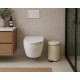 Κάδος Απορριμμάτων Beige 5L Μεταλλικός Soft Close MRShome (270 Μήκος x 280 Ύψος x 200 Πλάτος) 1Τεμ