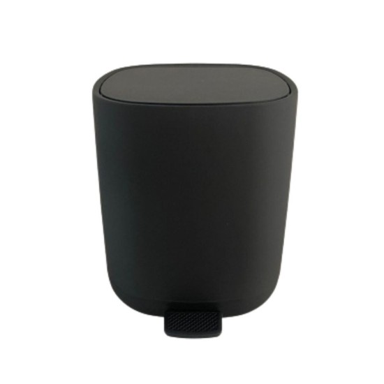 Κάδος Απορριμμάτων Από ABS Black Matt 5L Soft Close MRShome (210 Μήκος x 270 Ύψος x 210 Πλάτος) 1Τεμ