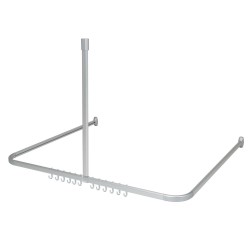 Βραχίονας Μπάνιου Γωνιακός Easy Roll Aluminum Sealskin (90x90x90) 1Τεμ