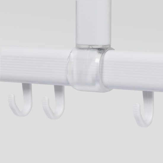 Βραχίονας Μπάνιου Γωνιακός Easy Roll White Αλουμίνιο Sealskin (90x90x90) 1Τεμ