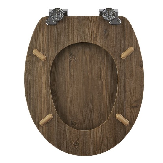 Καπάκι Λεκάνης 02181065 Orzech MDF Walnut AWD (37.3x45.5x4cm) 1Τεμ