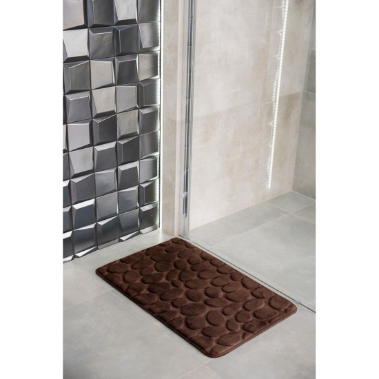 Πατάκι Μπάνιου 02161143 Brown Polyester AWD (50x80) 1Τεμ