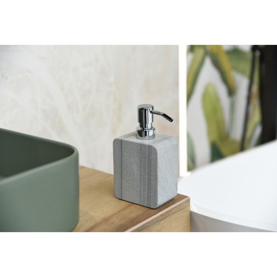 Dispenser Δοχείο Κρεμοσάπουνου 02341534 Από Μάρμαρο 150ml AWD (9x6x16cm) 1Τεμ