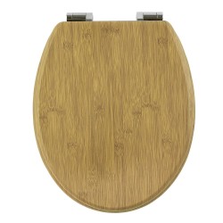 Καπάκι Λεκάνης 02181598 Bamboo MDF Φυσικό AWD (37.3x45.5x5.7cm) 1Τεμ