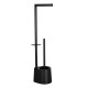 Σταντ Χαρτί Υγείας & Πιγκάλ 02071616 Stainless Steel/ABS/PP Black AWD (17x12.5x65.5cm) 1Τεμ
