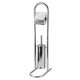 Σταντ Χαρτί Υγείας & Πιγκάλ 02070037 Μεταλλικό Chrome AWD (17.5x29.5x79.5cm) 1Τεμ