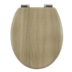 Καπάκι Λεκάνης 02181702 Natur MDF Φυσικό AWD (37x45.7x5.8cm) 1Τεμ