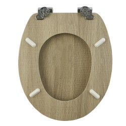 Καπάκι Λεκάνης 02181702 Natur MDF Φυσικό AWD (37x45.7x5.8cm) 1Τεμ