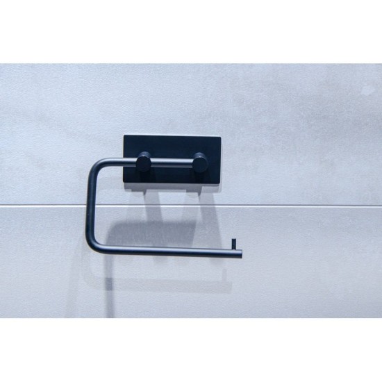 Χαρτοθήκη Επιτοίχια 02091762 Ατσάλι Black AWD (14x2.8x10.5cm) 1Τεμ