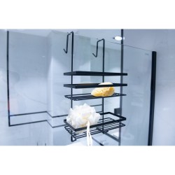 Ραφιέρα Κρεμαστή 02081778 Ατσάλι Black AWD (25.2x21.5x48.7cm) 1Τεμ