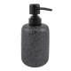 Dispenser Δοχείο Κρεμοσάπουνου 02191802 Hades Stoneware Ανθρακί 350ml AWD (90 Μήκος x 170 Ύψος x 75 Πλάτος) 1Τεμ